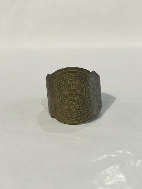 GLAD HAND/CIGAR TAG RING BRASS STRONG