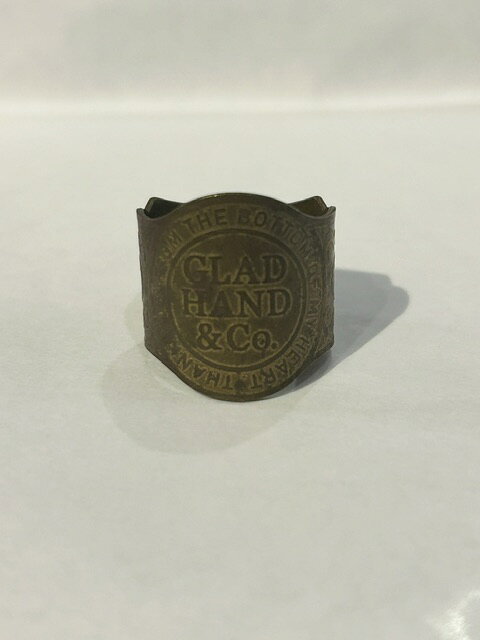 GLAD HAND/CIGAR TAG RING BRASS INDICATE