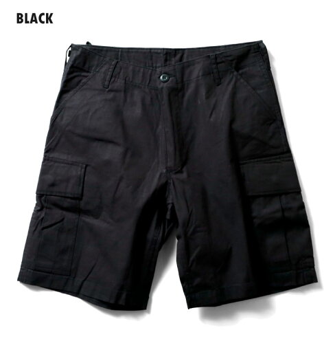 HOUSTON ヒューストン/RIP STOP BDU SHORTS BLACK HOUSTON ヒューストン/RIP STOP BDU SHORTS BLACK