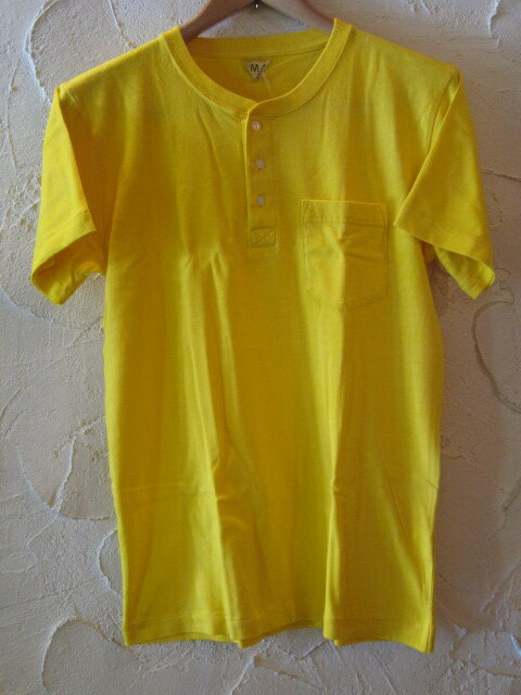 Rakuten - (SALE30%OFF) JOEY ジョーイ/PIGMENT HENLEY POCKET T YELLOW