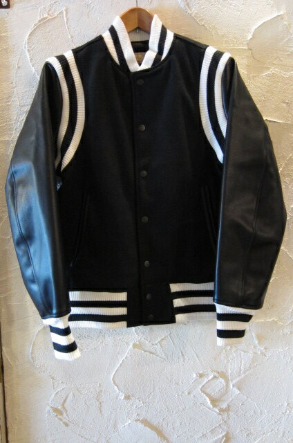 JOEY ジョーイ/MELTON AWARD JKT RIB BLACKxBLACK