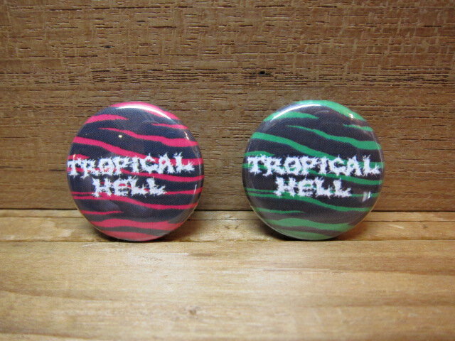 (DEAD STOCK) COREFIGHTER コアファイター/BUTTON BADGE TROPICAL ZEBRA