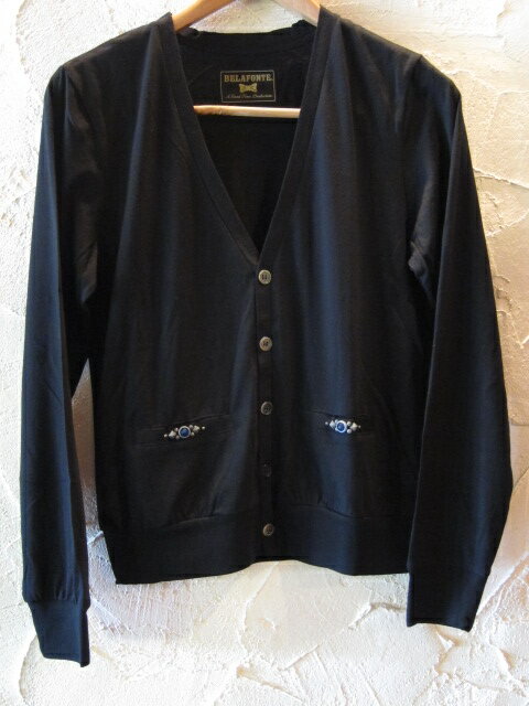 BELAFONTE/JERSEY STUDS CARDIGAN 2 BLACK