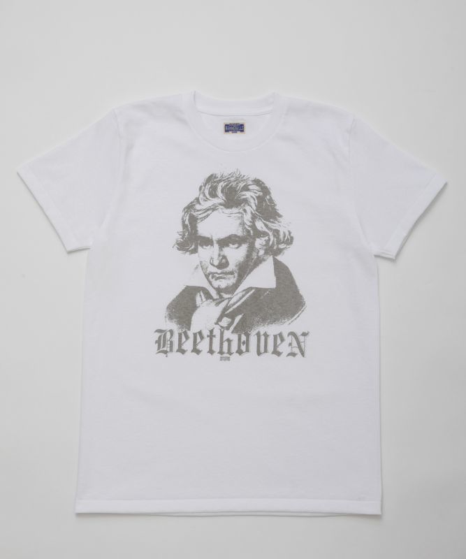 Rakuten - BELAFONTE ベラフォンテ/RT BEETHOVEN PRINT T WHITE