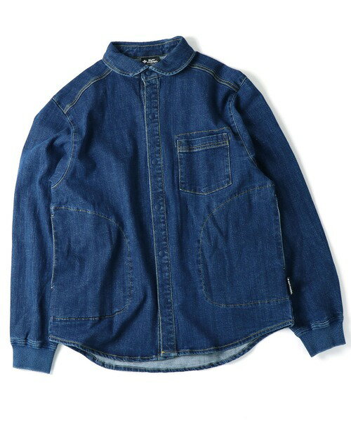 Rakuten - GYMMASTER/STRETCH DENIM SHIRTS JKT BLUE