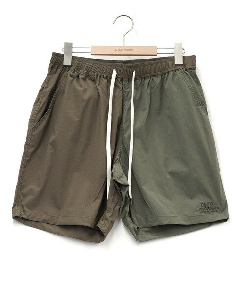Rakuten - GYMMASTER/MICRO LIP SHORTS BROWNxOLIVE