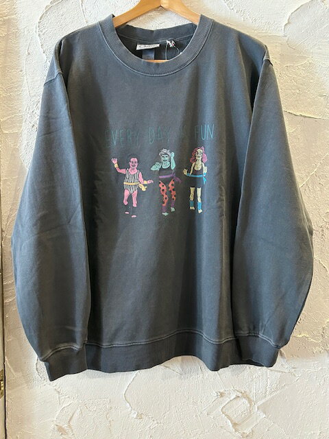 Rakuten - GYMMASTER/PIGMENT AEROBICS SWEAT CHARCOAL