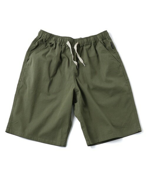 乐天商城 - GYMMASTER/STRETCH HERRINGBONE EASY SHORTS OLIVE