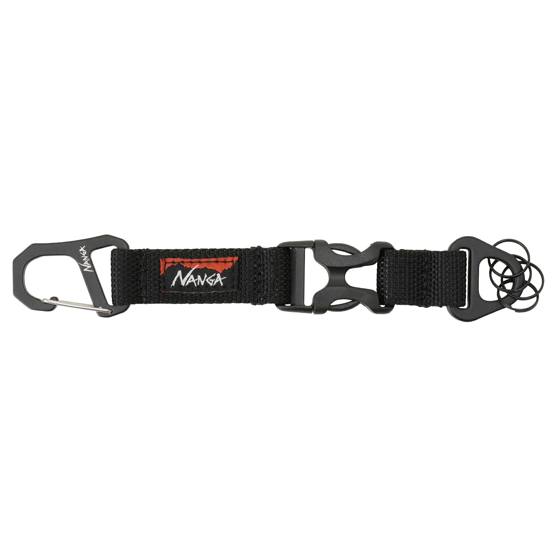 乐天商城 - NANGA/CARABINER KEY HOLDER BLACK
