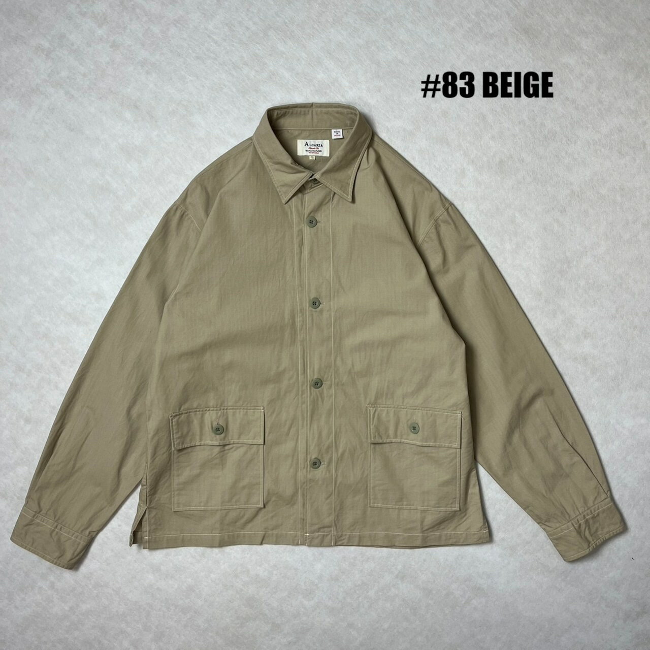Rakuten - ALCARZA/FATIGUE COVER JKT BEIGE
