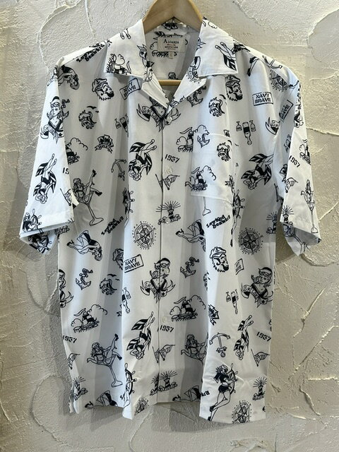 Rakuten - ALCARZA/OPEN SHIRTS MARINE WHITE