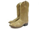 【今がお得★ポイント10倍でゲット】【中古】Laredo/ラレド ローパーブーツ ベージュ Made in U.S.A 【US 6 M】【古着屋mellow楽天...