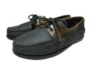 【今がお得★ポイント10倍でゲット】【中古】OUTDOORS 2トーン レザーデッキシューズ マリンスタイル 【US 7 1/2】【古着屋mellow楽天市場店...