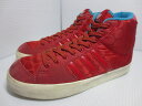【中古】adidas/アディダス ドット柄 ハイカット スニーカー 赤×白×水色系【Women's US 6 1/2】【レディース】【スニーカー】【ダンス】【古...