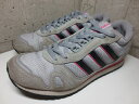【中古】 adidas/アディダス ランニングシューズ グレー×ブラック×ピンク【Women's US 8】【スニーカー】【古着屋mellow楽天市場店】