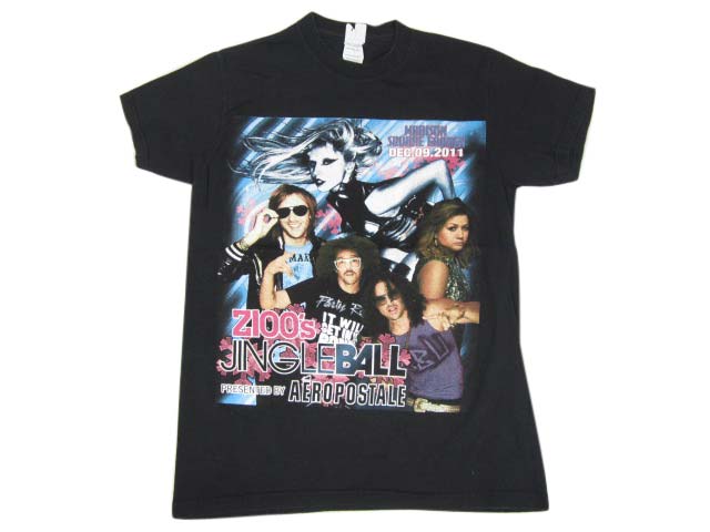 【中古】JINGLEBALL 2011/フェス系 フォトプリントTシャツ ブラック バンドTシャツ 【サイズ：S】【バンドT】【フェス系】【アメカジ】【あす楽】【古着屋mellow楽天市場店】