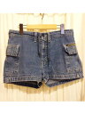 【中古】レディース アメリカ製 Abercrombie & Fitch/アバクロンビー & フィッチ/デニムショーツ【サイズ:S】【古着屋mellow楽天市場店...