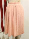 レディース PLEATED SKIRT/プリーツスカート ピンク【SIZE:FREE】【パステルカラー】【古着屋mellow楽天市場店】【中古】