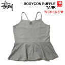 10%It N[| 4/30 14܂ŁfB[X STUSSY BODYCON RUFFLE TANK/Xe[V[ SSN {fBR bt L~\[ O[yTCYFfB[X XS.SzyVizy؃vzyÒmellowyVsXz