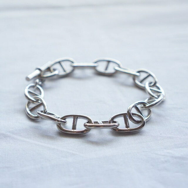 クリックポスト発送 925シルバー アンカー チェーン ブレスレット 925Silver Anker Chain Bracelet シルバーアクセサリー