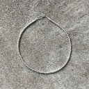 クリックポスト発送 925 シルバー シルバービーズ パール ネックレス 4mm 40cm
