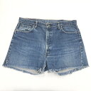 60's～70's Vintage LEVI'S BIG-"E" 505-0217 カットオフ デニム ショートパンツ ショーツ 実寸：W38 ビッグサイズ Made in U.S.A