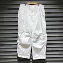 デッドストック 未使用品 80年代製 米軍 スノーカモ パンツ M/R 白