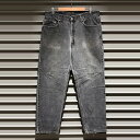 Levis 550 ブラック ジーンズ ジーパン ボトムス W37.5 USA製 大きいサイズ