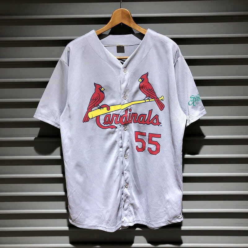 MLB ZgCXEJ[WiX St. Louis Cardinals x[X{[ Vc  W[[O TCYFY XL O[ #55 PISCOTTYyÁz
