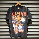 カニエ・ウェスト Tシャツ 半袖 Kanye West "The College Dropout" フェード ブラック サイズ：メンズ L、XL アーティスト ラップ ヒップホップ 大きいサイズ