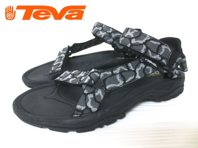 テバ/Teva テープサンダル まだら系模様 サイズ：26cm位 グレー×ブラック デッドストック Deadstock新古品 mellow