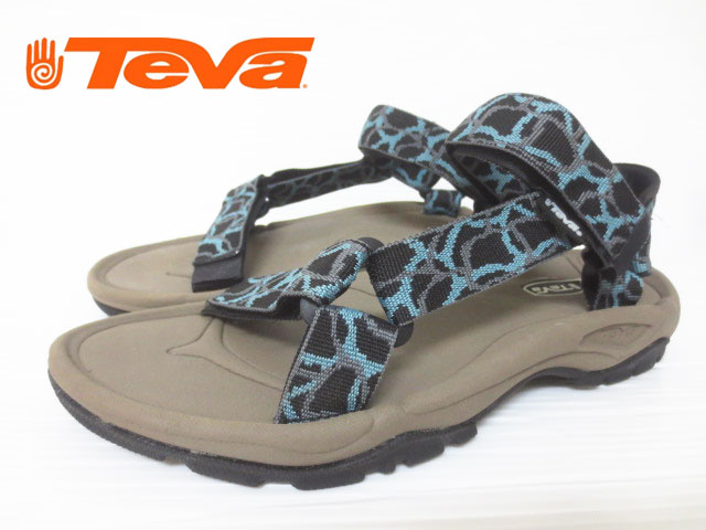 【30%OFF 9/11 12時まで】テバ/Teva テープサンダル まだら系模様 サイズ：26cm位 ライトブルー×グレー×ブラック デッドストック Deadstock【新古品】新古品 mellow【あす楽対応】【古着屋mellow楽天市場店】