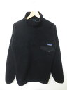 パタゴニア/patagonia SYNCHILLA スナップT プルオーバー フリース ジャケット 長袖 無地 サイズ:Men's XS位 ブラック リサイズ【レディース】【古着】 古着 【中古】 中古 mellow 【あす楽対応】【古着 mellow楽天市場店】