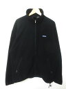 パタゴニア/patagonia SYNCHILLA ジップアップ フリース ジャケット 長袖 無地 サイズ:L ブラック Made in U.S.A【古着】 古着 【中古】 中古 mellow 【smtb-m】【あす楽対応】【古着 mellow楽天市場店】