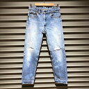 【お買い物マラソン★ポイント5倍】アメリカ製 リーバイス Levi's 505 0216 デニムパンツ ペンキ サイズ:W31 L31.5 インディゴ Made...