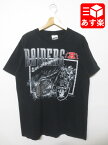 ★20%オフ クーポン 4/30 14時まで★NFL "ロサンゼルス・レイダーズ/Los Angeles Raiders"プリント Tシャツ 半袖 サイズ：L ブラック【古着】 古着 【中古】 中古 mellow【あす楽対応】【古着屋mellow楽天市場店】