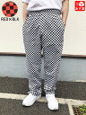 シェフコード/Chef CODE チェッカーフラッグ柄 シェフパンツ コックパンツ サイズ：S, M, L カラー：WHITE×BLACK, RED×BLACK【CC224】【新品】 新品 mellow【あす楽対応】【古着屋mellow楽天市場店】