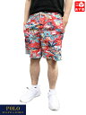 ポロ ラルフローレン/POLO RALPH LAUREN スイム ショートパンツ ボードショーツ ハワイアンモチーフプリント 総柄 サイズ:XS, S, M, L, XXL レッド【新品】 新品 mellow 【あす楽対応】【古着屋mellow楽天市場店】