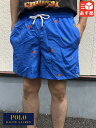 ポロ ラルフローレン/POLO RALPH LAUREN スイム ショートパンツ ボードショーツ 虫プリント 総柄 サイズ:S, M, L ブルー【新品】 新品 mellow 【あす楽対応】【古着屋mellow楽天市場店】