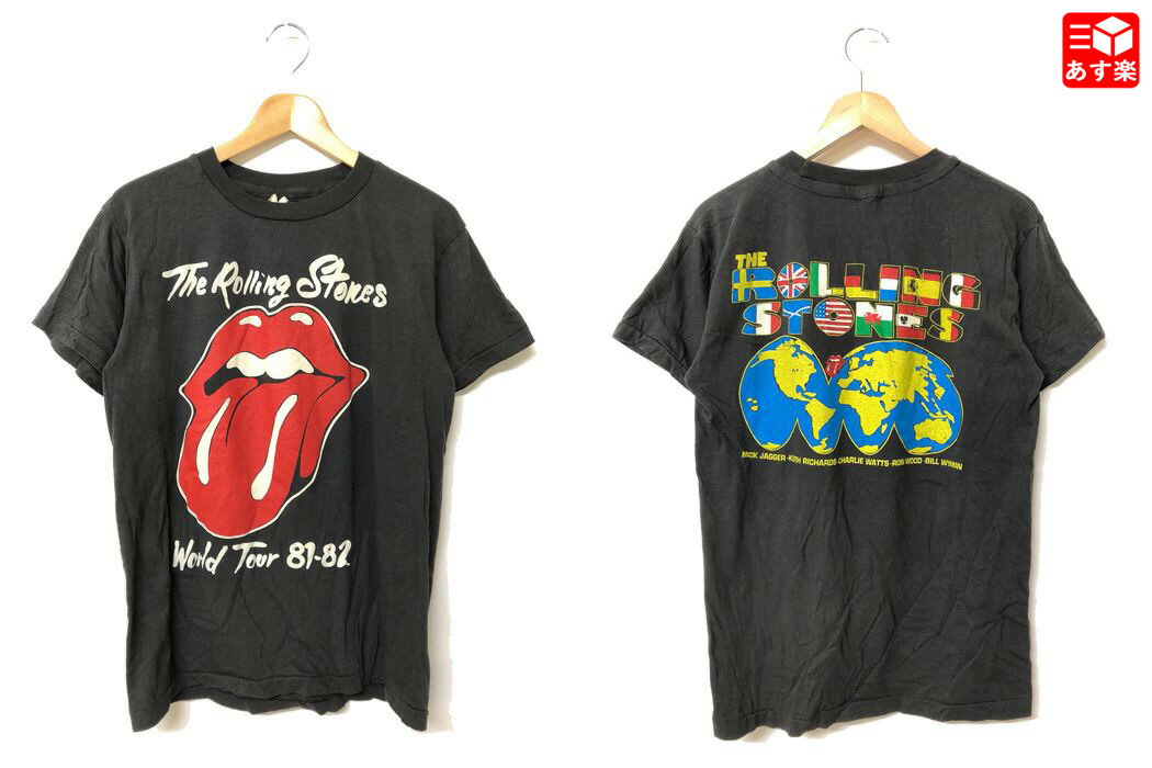 【ゆうパケット対応】ザ・ローリング・ストーンズ/The Rolling Stones 両面プリント バンド Tシャツ 半袖 サイズ:M ブラック【新品】 新品 ...