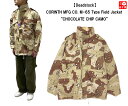 【Deadstock】CORINTH MFG CO. M-65 Type Field Jacket ''CHOCOLATE CHIP CAMO''　M-65タイプ フィールドジャケット チョコレートチップカモ 長袖 迷彩 Made in U.S.A　サイズ：S, M, L, XL【新古品】デッドストック 新古品 mellow【あす楽対応】【古着 mellow楽天市場店】