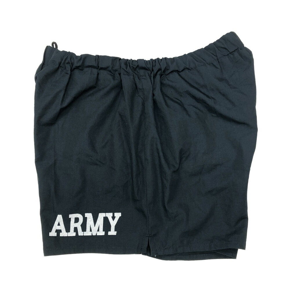 ★30%OFFクーポン対象★【USED】BRITISH MILITARY "ARMY" PTI Training Shorts イギリス軍 トレーニング ショーツ ショートパンツ ARMYロゴ　サイズ(表記)：M, L, XL　ブラック【SHORTS, MANS, PTI, TRI-SERVICE】【古着】 古着 【中古】 中古 mellow【古着 mello
