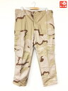 ★10 オフ クーポン 4/30 14時まで★【Deadstock】U.S. MILITARY TYPE BDU CARGO PANTS 039 039 3C DESERT CAMOUFLAGE 039 039 アメリカ軍タイプ 民間品 デザートカモ カーゴパンツ 迷彩 size：S-R, L-R ベージュ系 【新古品】新古品 デッドストック mellow【あす楽対応】【古