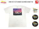 【ゆうパケット対応】インアンドアウトバーガー IN-N-OUT BURGER CALIFORNIA SUNSET S/S TEE California Texas Oregon カリフォルニア サンセット Tシャツ 両面プリント size：M, L, XL カラー：WHITE, BLACK【新品】mellow 【あす楽対応】【古着