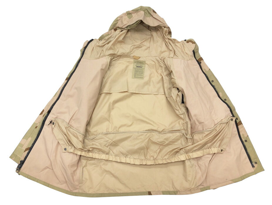 【Deadstock】00's U.S.ARMY Desert Camo ECWCS GORE-TEX PARKA アメリカ軍 デザートカモ ゴアテックスパーカー　サイズ：M-R, M-LONG デッドストック【PARKA, COLD WEATHER, DESERT CAMOUFLAGE】 mellow【あす楽対応】【古着 mellow楽天市場店】