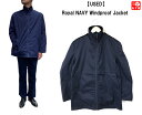 ★10 オフ クーポン 4/30 14時まで★【USED】Royal NAVY Windproof Jacket ロイヤルネイビー イギリス海軍 ウインドプルーフ ジャケット 長袖 ジップアップ 裏地キルティング ネイビー サイズ：170/92, 170/100, 180/100, 190/108【古着】 古着 【中古】 中古 me