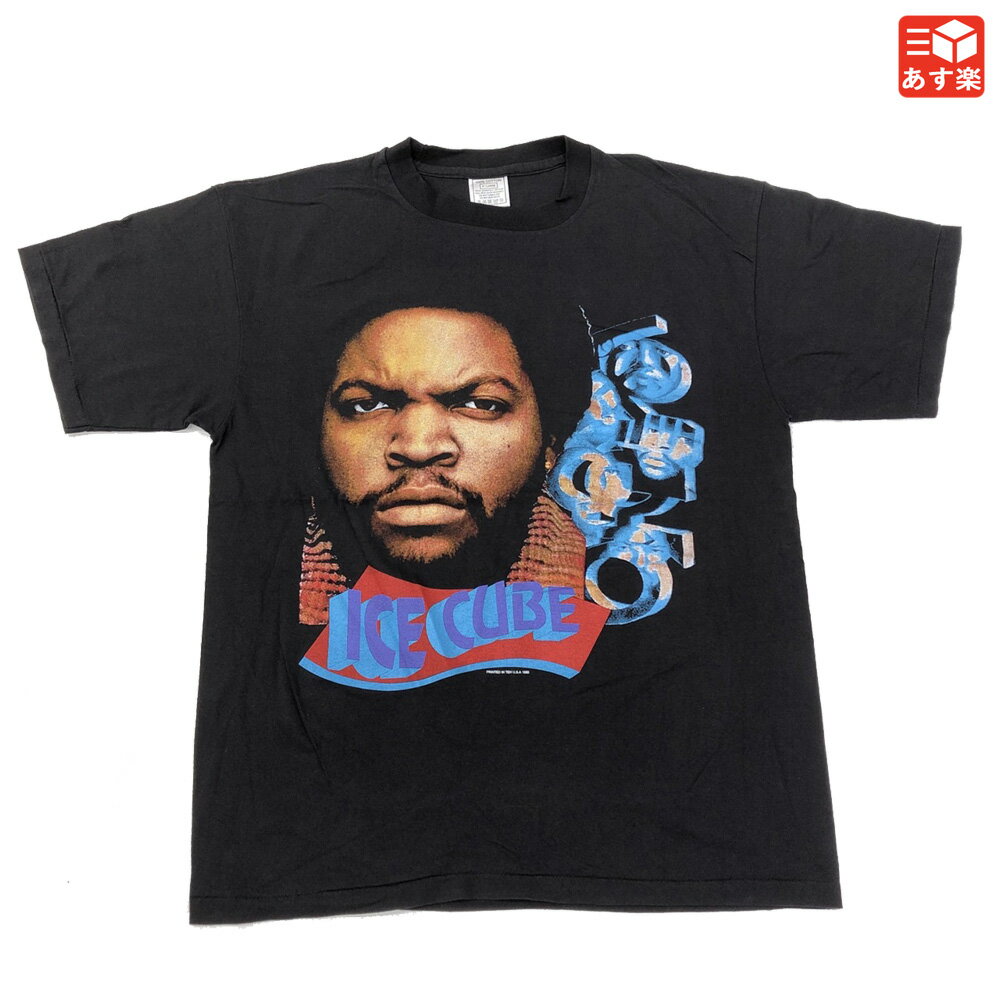 アイスキューブ 【ゆうパケット対応】ICE CUBE/アイス・キューブ Tシャツ 半袖 両面プリント　サイズ：XL　ブラック【新品】 新品 mellow 【あす楽対応】【古着屋mellow楽天市場店】