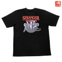 【ゆうパケット対応】ストレンジャー シングス STRANGER THINGS プリント Tシャツ 半袖 サイズ：Men 039 s XL位 ブラック【新品】 新品 mellow 【あす楽対応】【古着屋mellow楽天市場店】