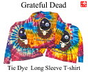 【ゆうパケット対応】Grateful Dead グレイトフル デッド SPACE YOUR FACE タイダイ染め ロンT 長袖Tシャツ 両面プリント Healthknit ヘルスニット サイズ：L 【バンドT】【ロックT】【古着】古着【中古】 中古 mellow【あす楽対応】【古着屋mellow楽天