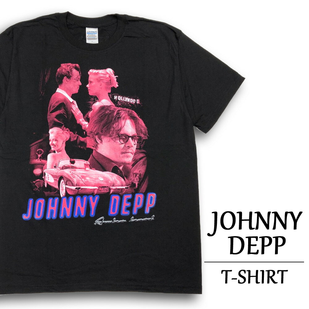 ジョニー・デップ "ラム・ダイアリー" Tシャツ 半袖 JOHNNY DEPP "RUM DIARY" ムービー Tシャツ サイズ：メンズ XL ビッグサイズ ブラック あす楽対応 